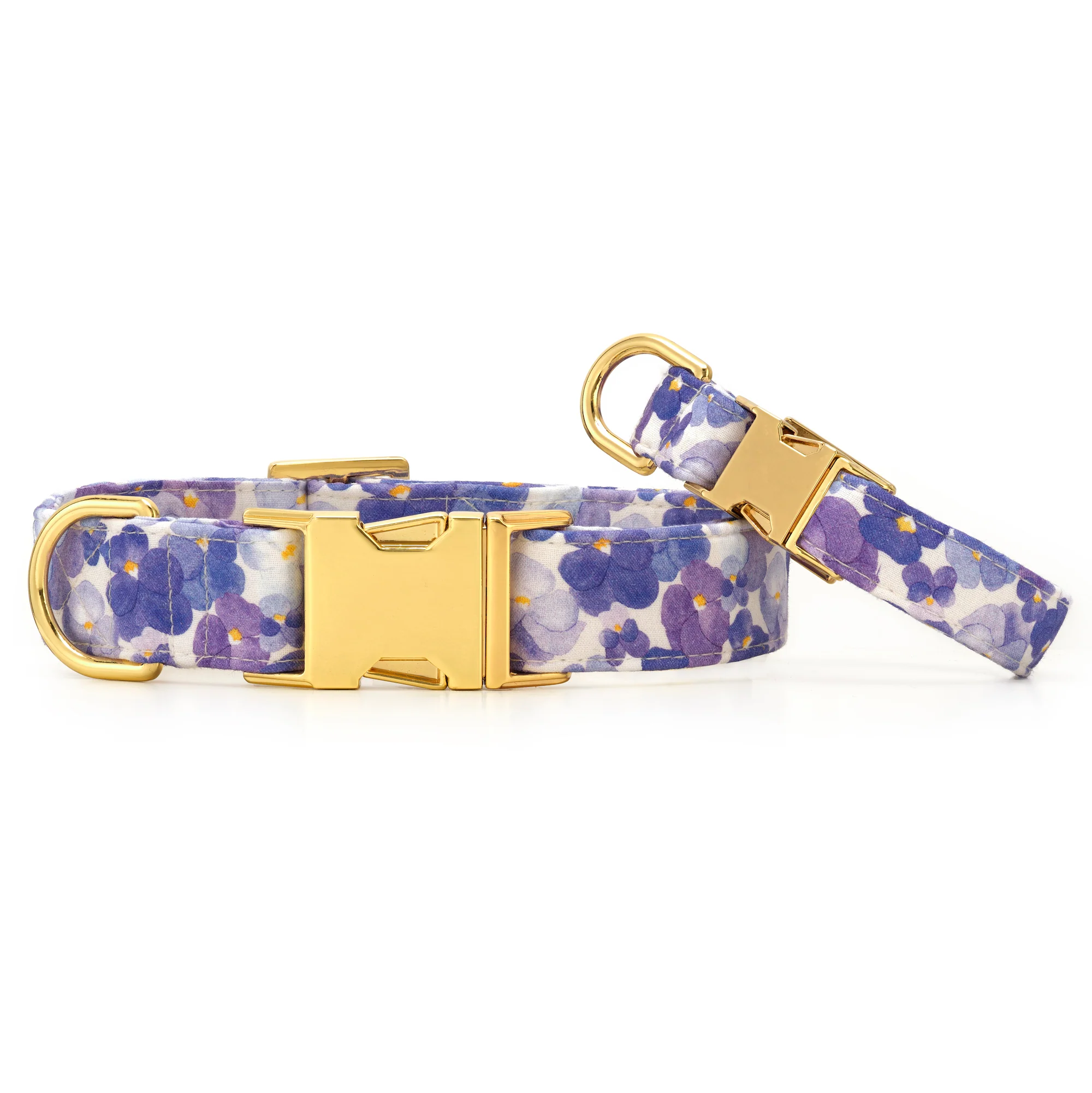 Pressed Pansies Dog Collar - Image 4