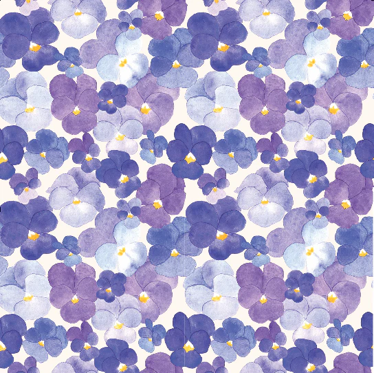 Pressed Pansies Lady Dog Bow - Image 3