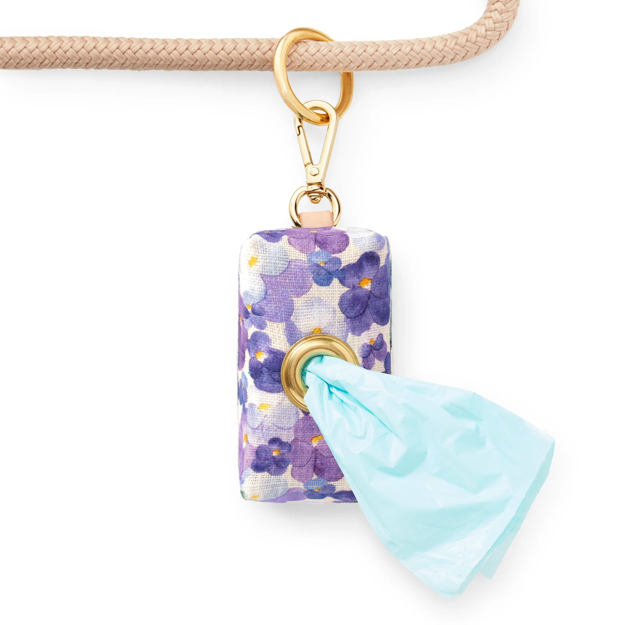 Pressed Pansies Waste Bag Holder - Image 3