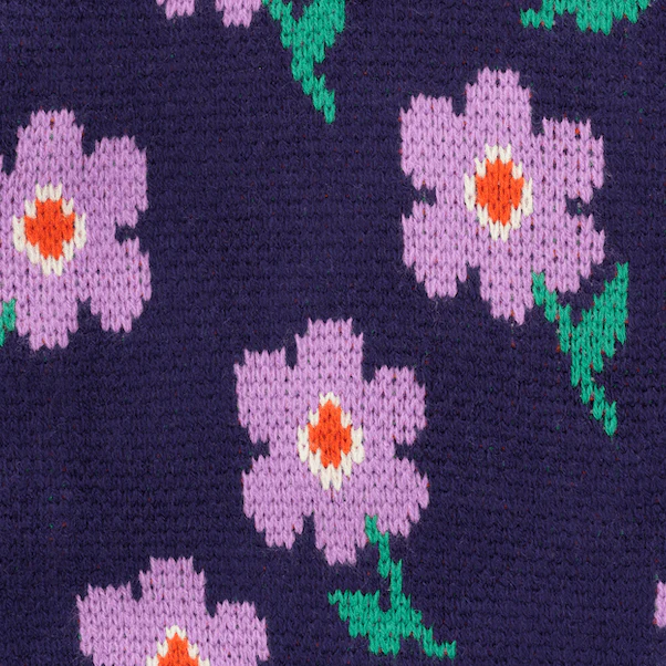 Purple Posies Dog Sweater - Image 9