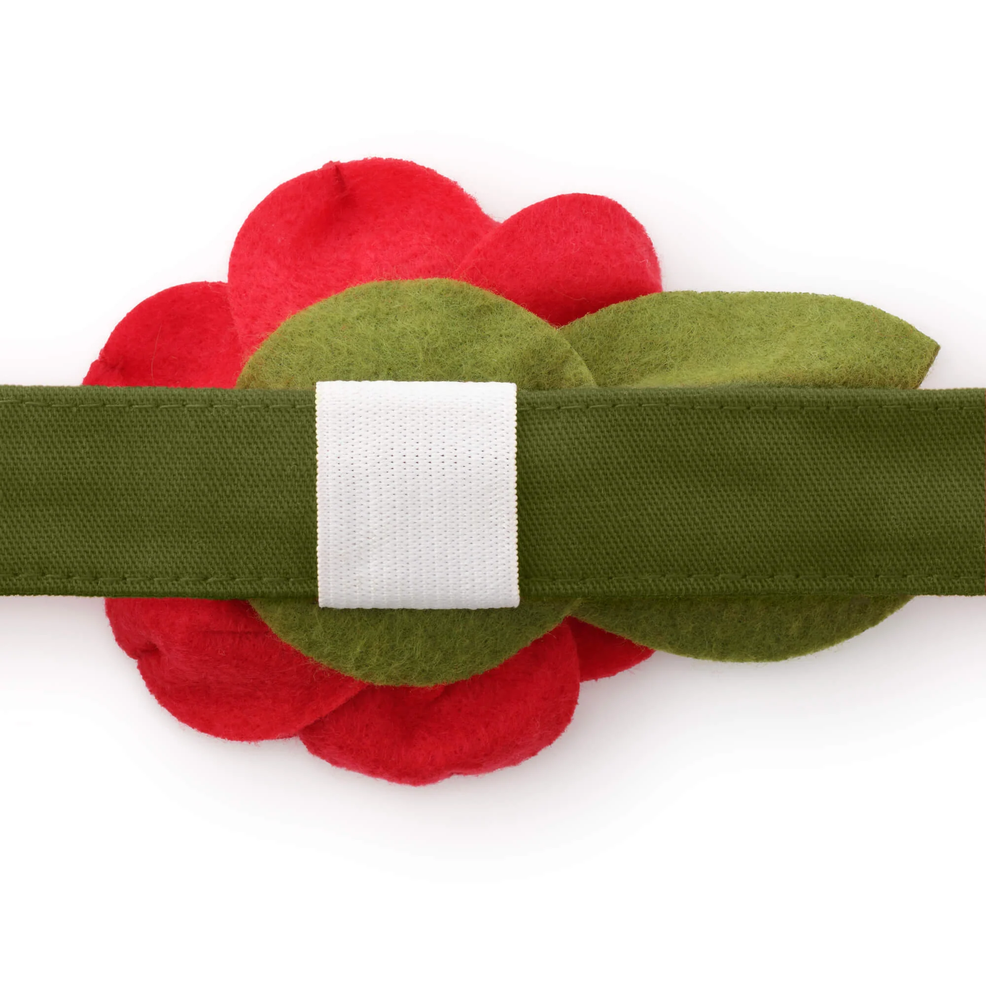 Red Rose Dog Collar Flower - Image 2