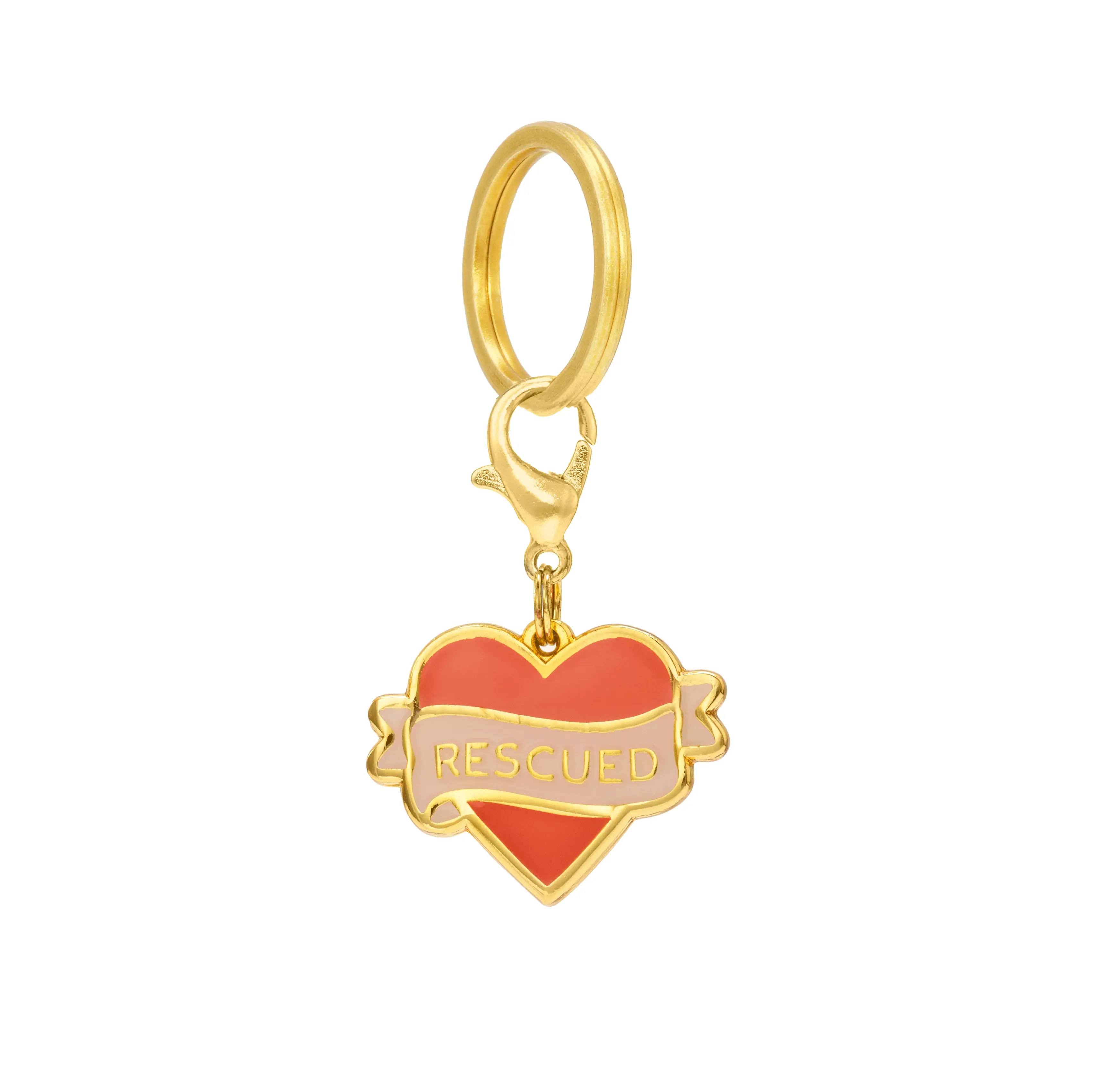 Rescued With Love Collar Charm - Image 4