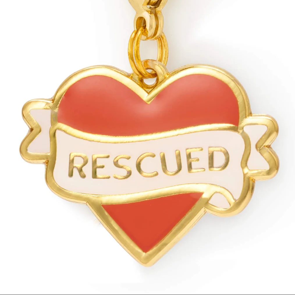 Rescued With Love Collar Charm - Image 8