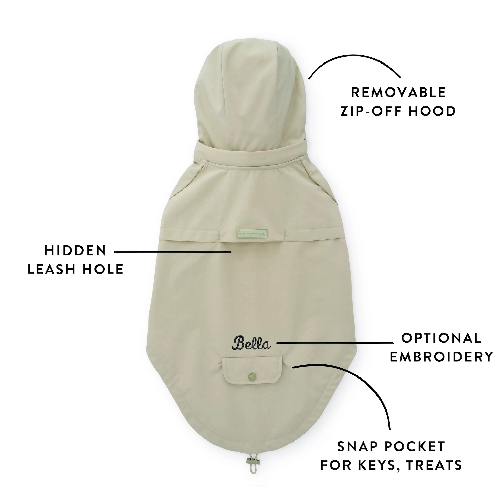 Sage Dog Raincoat - Image 6