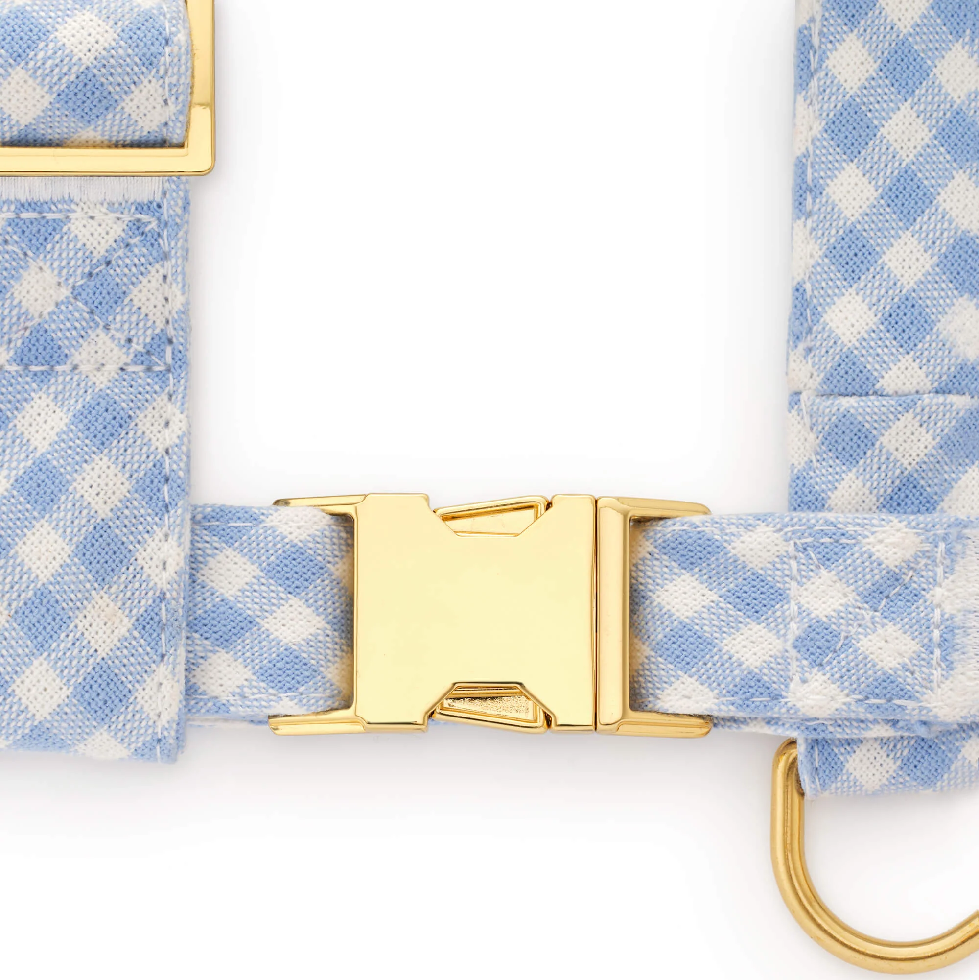 Sky Blue Gingham Harness Walk Set - Image 3