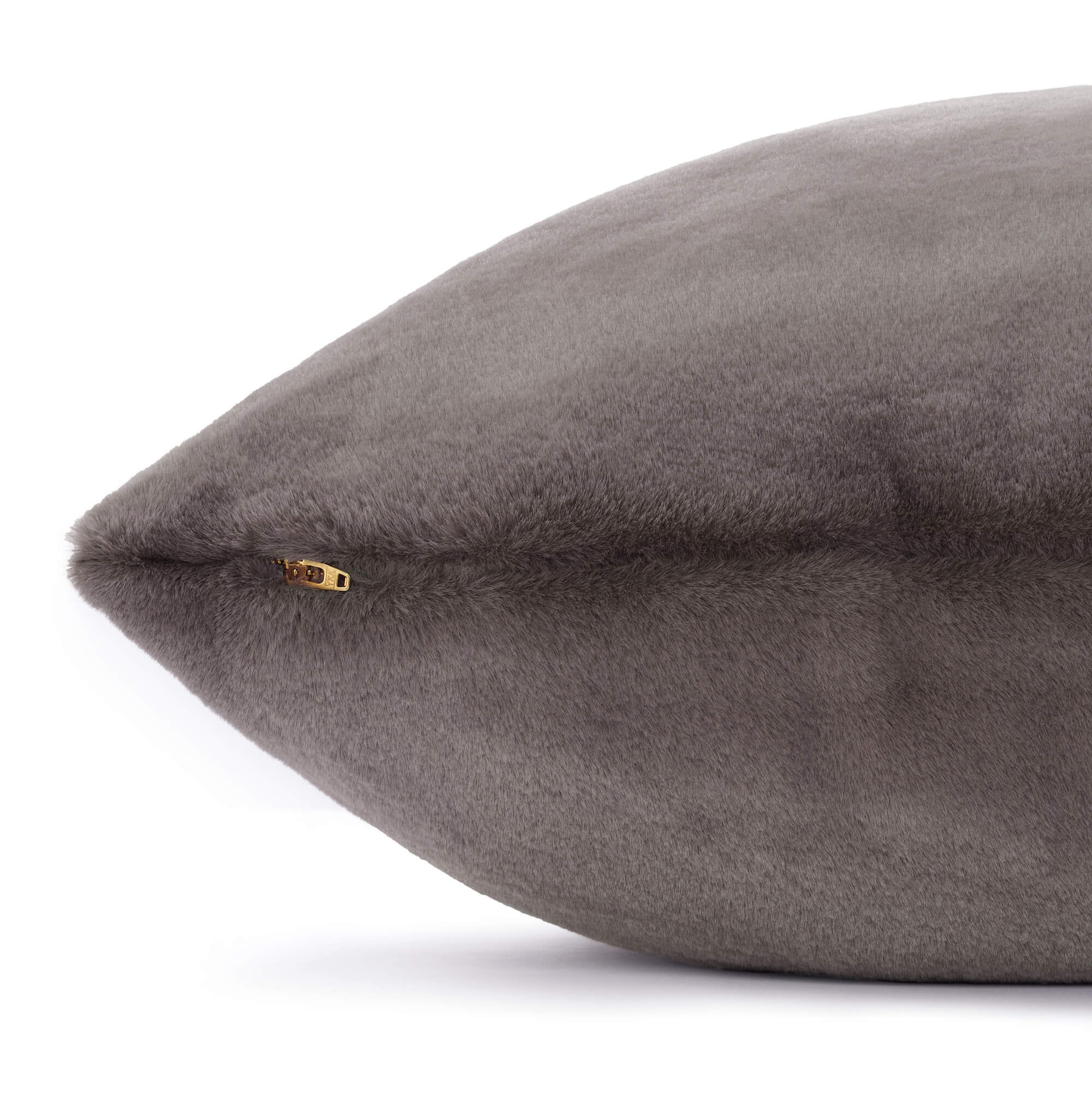 Smoky Gray Recycled Faux Fur Dog Bed - Image 3