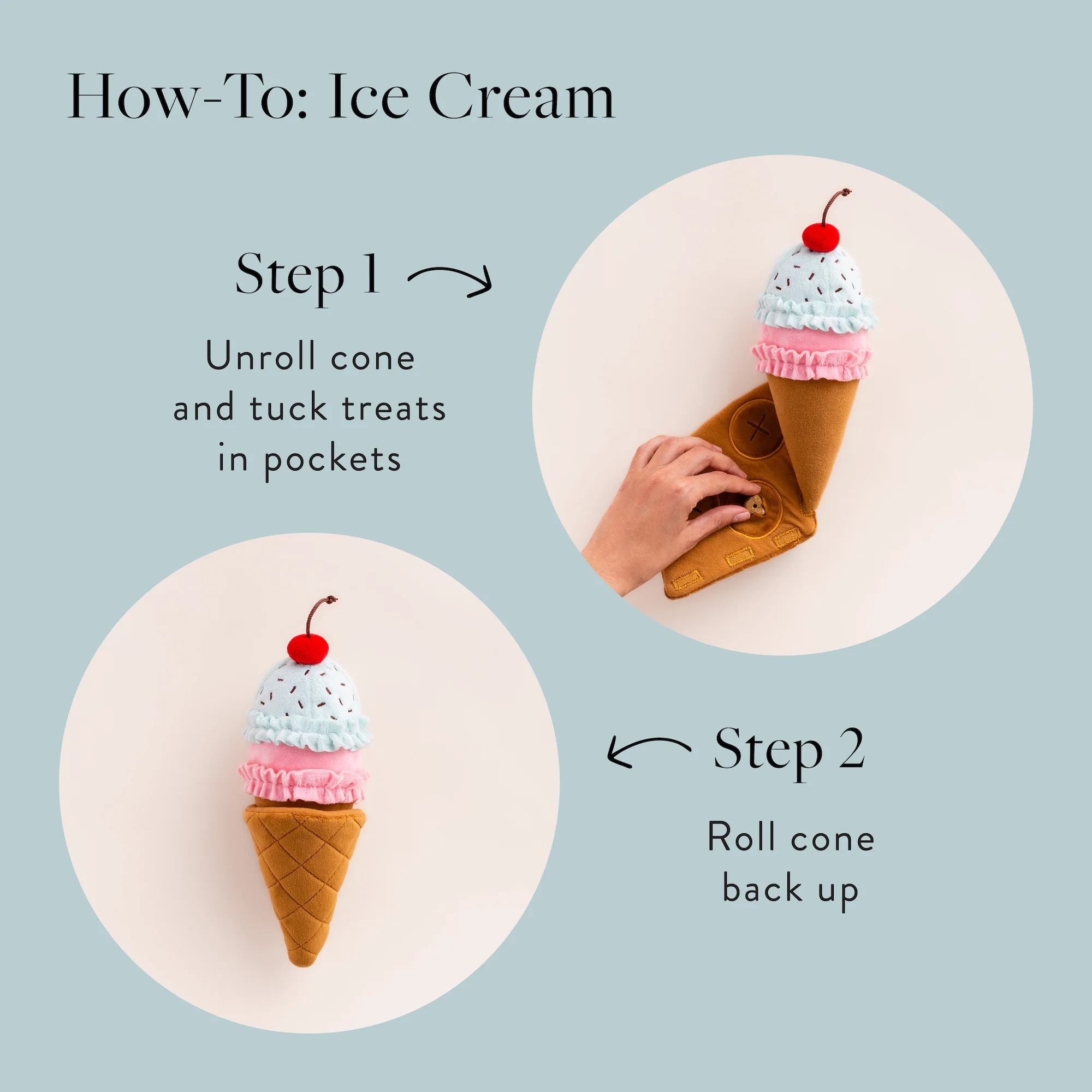 Ice Cream Interactive Snuffle Dog Toy - Image 7