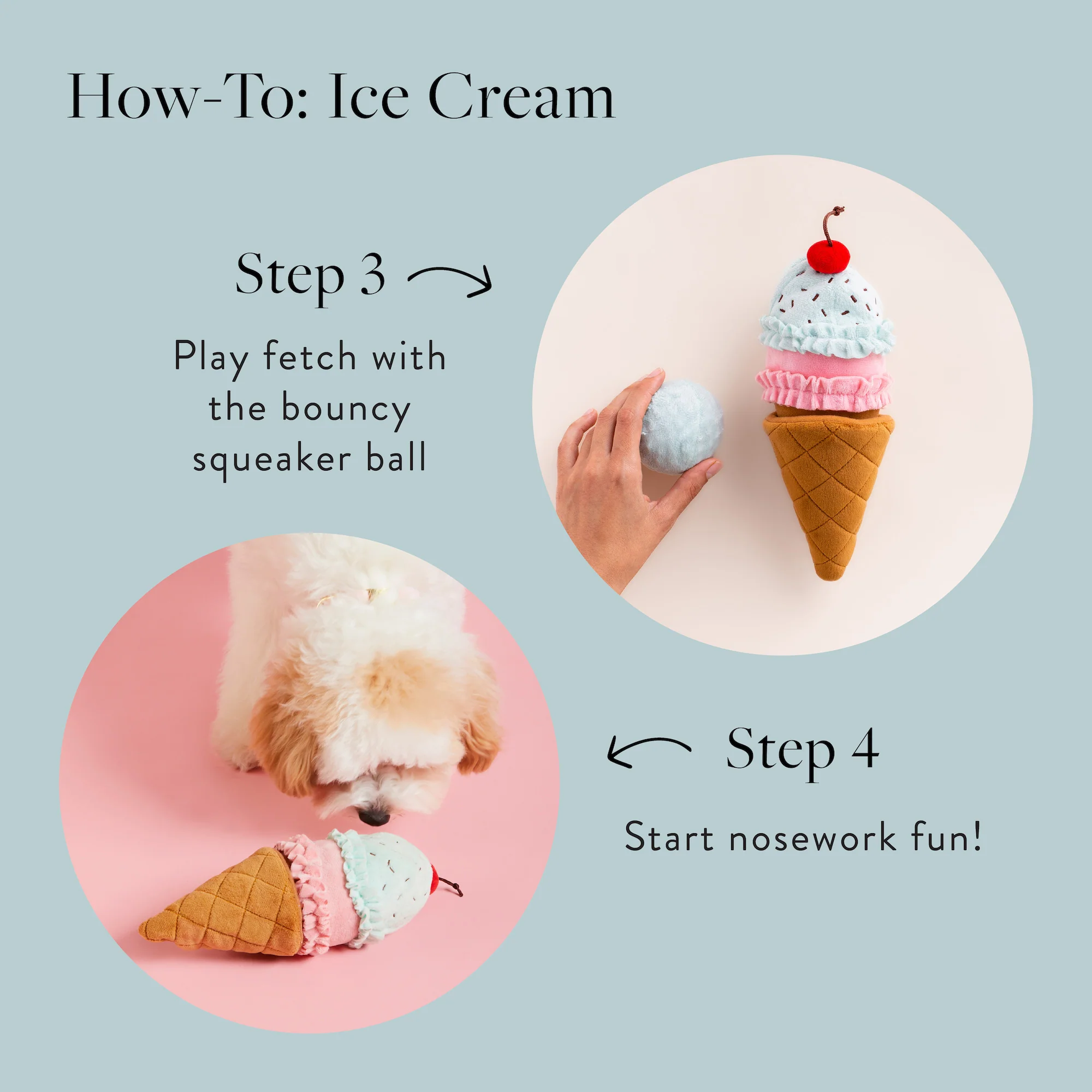 Ice Cream Interactive Snuffle Dog Toy - Image 8