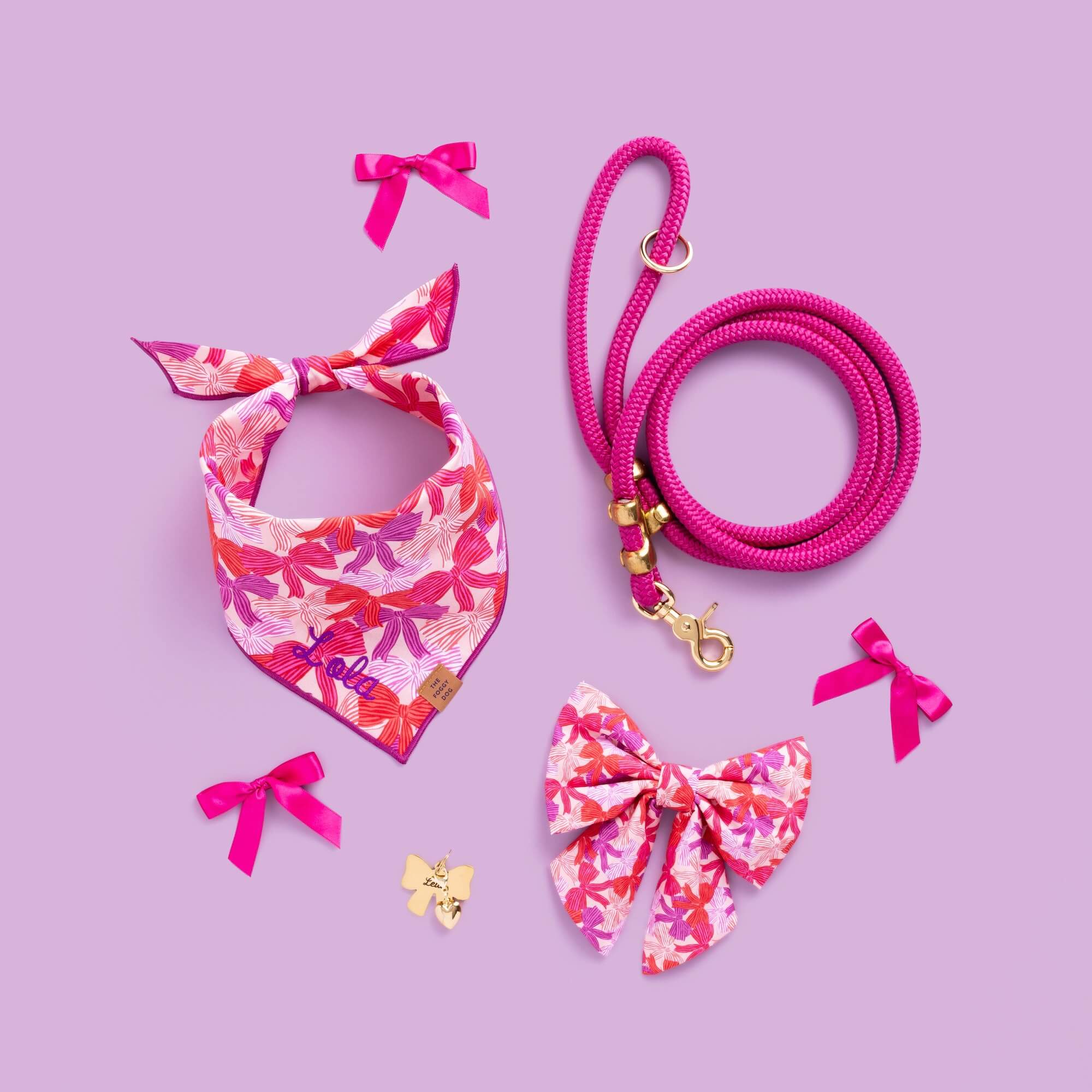 Take a Bow Dog Bandana - Image 4