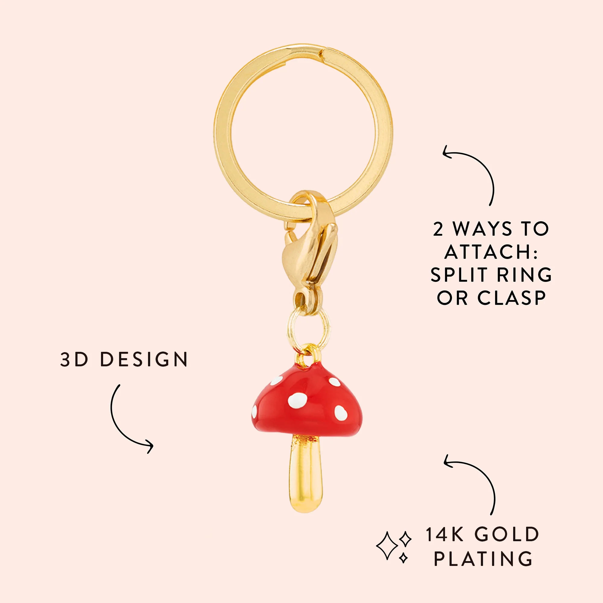 Toadstool Collar Charm - Image 4
